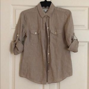 Banana republic linen shirt